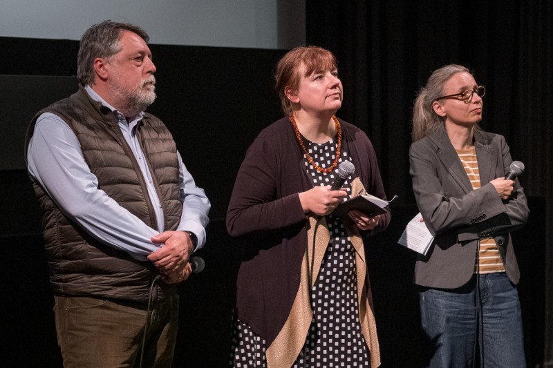 Vitaly Mansky, Lana Berndl, Andrea Pollach (ÖFM © Eszter Kondor)