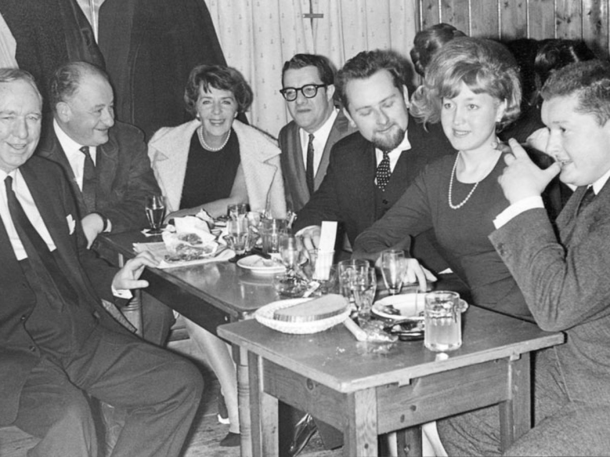 Busby Berkeley, (?), Ruby Keeler, Raymond Rohauer, Peter Konlechner, Helga Konlechner, Peter Kubelka