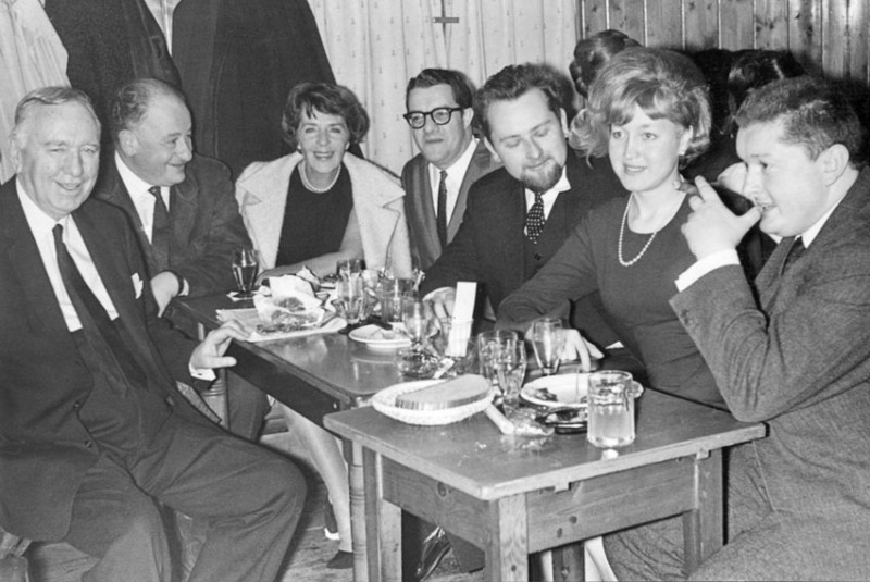 Busby Berkeley, (?), Ruby Keeler, Raymond Rohauer, Peter Konlechner, Helga Konlechner, Peter Kubelka