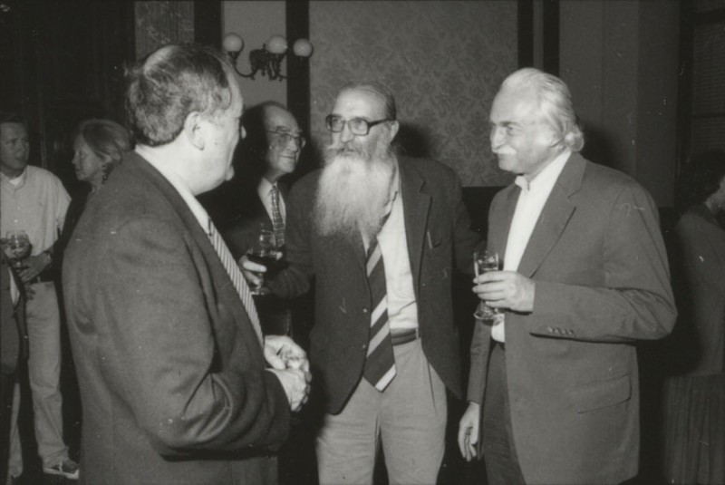 Bernardo Bertolucci mit Hubert Fabian Kulterer und Gottfried Schlemmer © Karl Reiberger / Sigmund Freud Museum