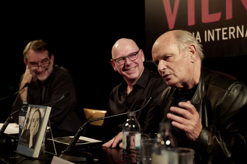 Alexander Horwath, Roy Grundmann, Jean-François Stévenin © Viennale/Robert Newald