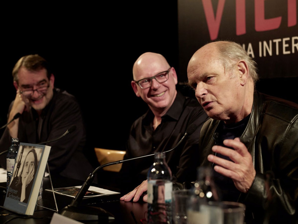 Alexander Horwath, Roy Grundmann, Jean-François Stévenin © Viennale/Robert Newald