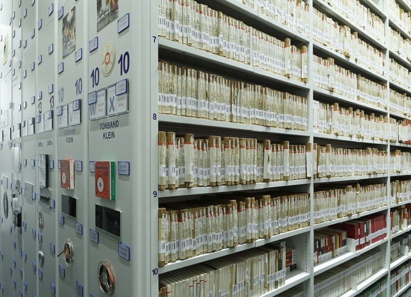 Analogspeicher der Österreichischen Mediathek
