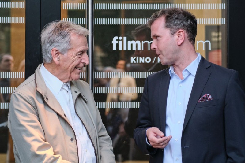 Costa-Gavras, Michael Loebenstein (Foto: ÖFM © Eszter Kondor)