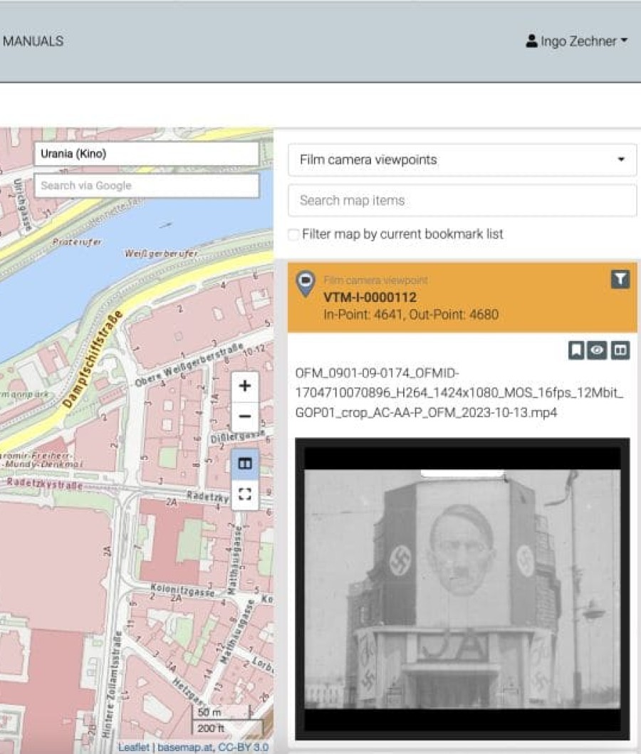 Vienna Time Machine (Standbild Website)