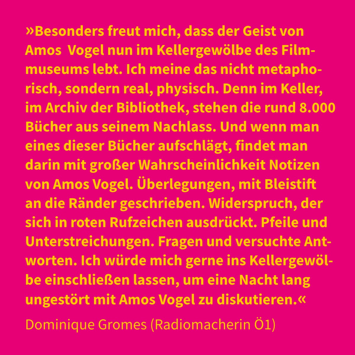 Dominique Gromes (Radiomacherin Ö1)