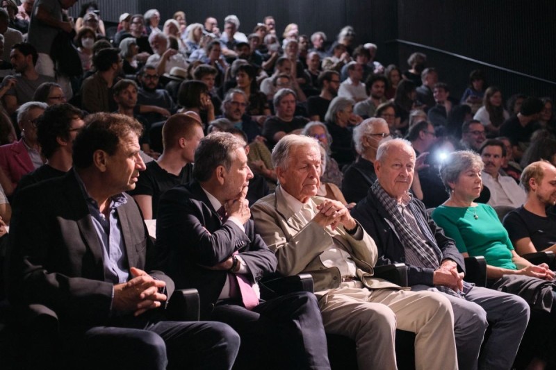 S.E. Gilles Pécout, Costa-Gavras (Foto: ÖFM © Eszter Kondor)