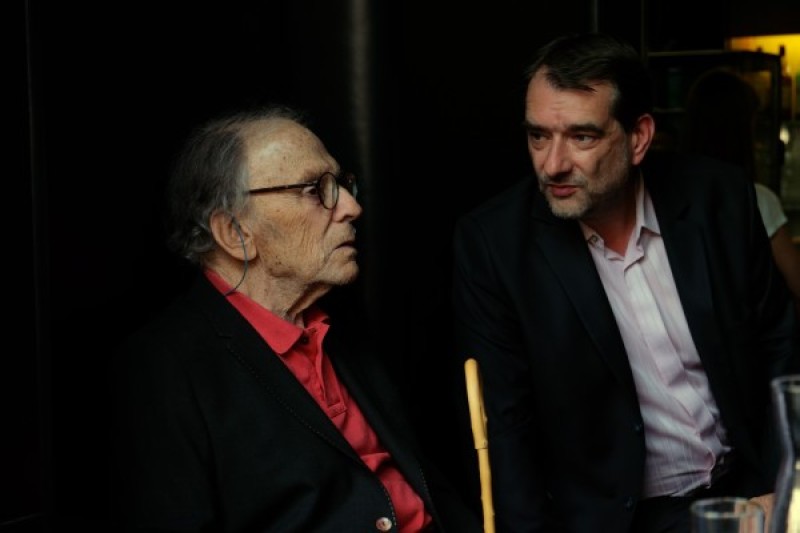 Jean-Louis Trintignant, Alexander Horwath © ÖFM/Eszter Kondor