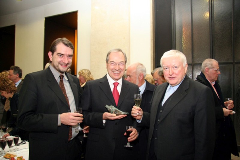 Alexander Horwath, Heinrich Wille, Peter Kubelka © ÖFM/Simon Mullan