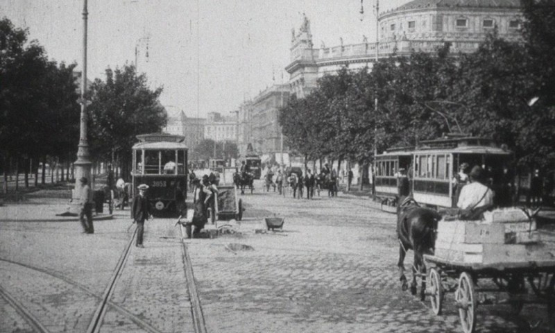 Vienne en Tramway (Fahrt durch Wien), 1906, Pathé Frères