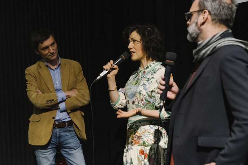 Jurij Meden, Iris Elezi, Thomas Logoreci (Foto: ÖFM © Mercan Sümbültepe)