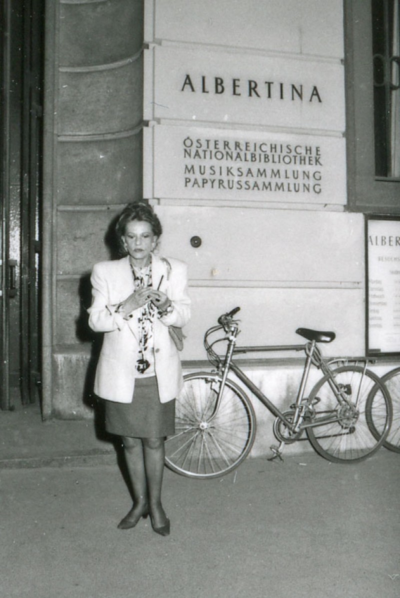 Jeanne Moreau © K. Reiberger (Detail Kontaktabzug)