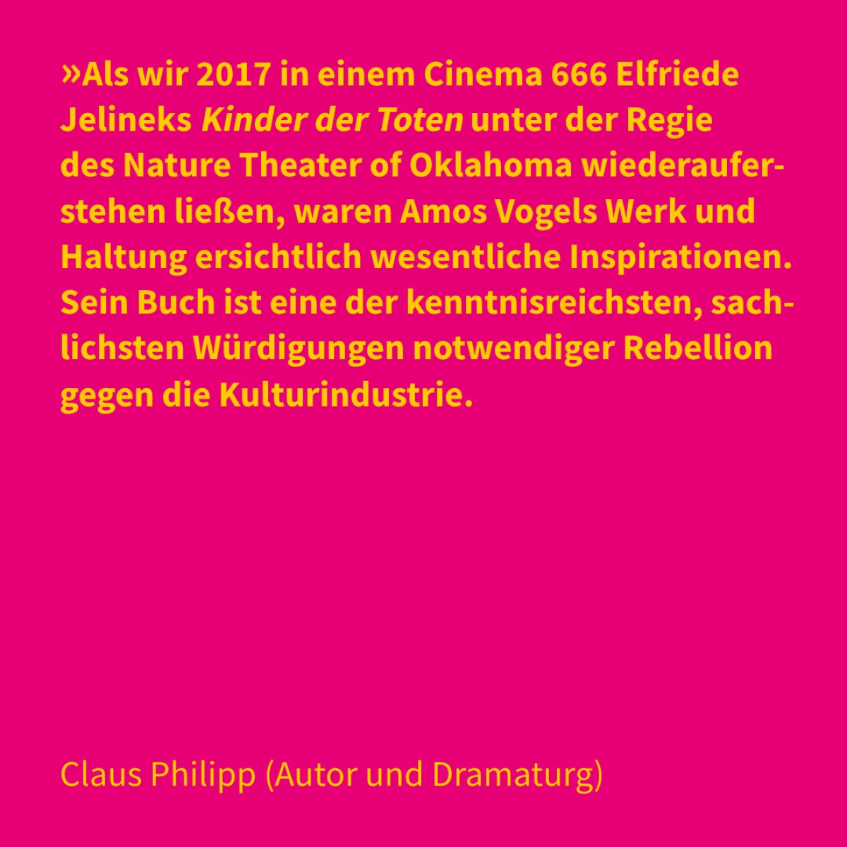 Claus Philipp (Autor und Dramaturg)