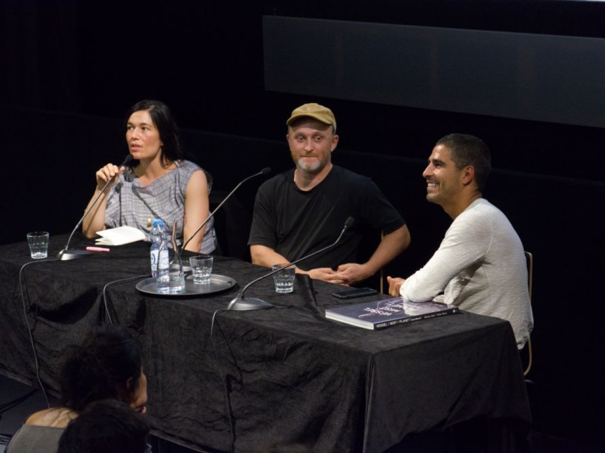 Eva Sangiorgi, Damien Jalet, Ahmed Shihab-Eldin (Foto: ImPulsTanz © Marlene Rosenthal)