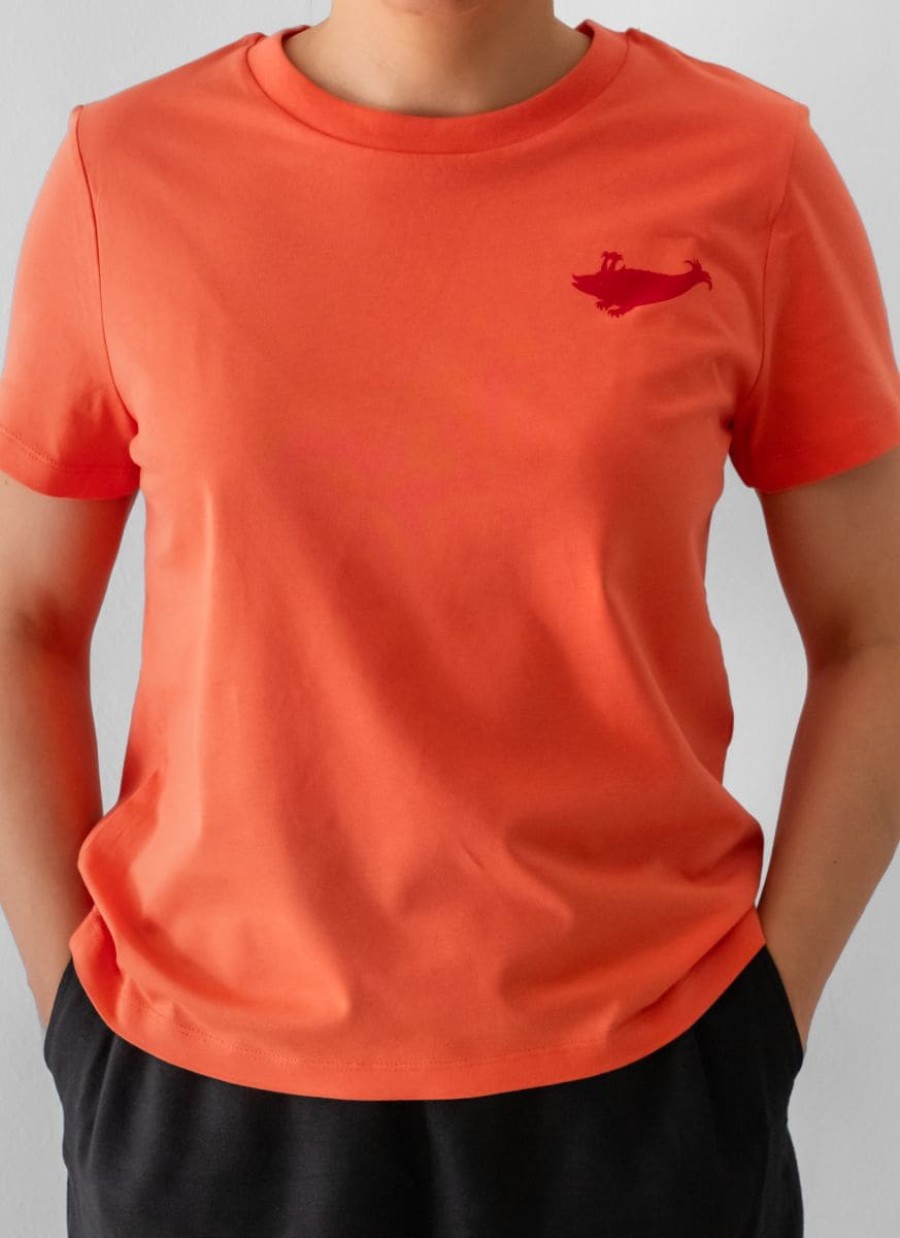 T-Shirt Damen Kurzarm (Fiesta mit weißem Zyphius)