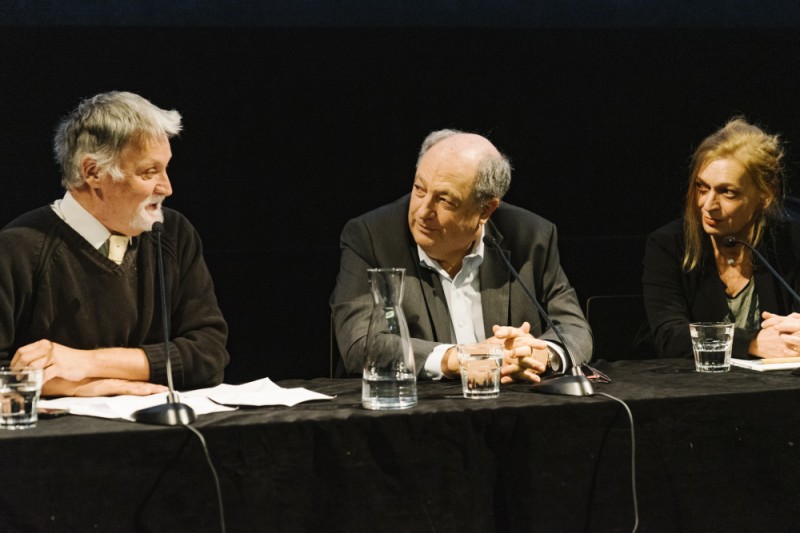 Béla Rásky, Ariel Muzicant, Éva Kovács (Foto: ÖFM / © Mercan Sümbültepe)