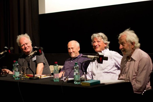 v.l.n.r. Helmut Herbst, Hans Scheugl, Christian Rischert und Hans Günther Pflaum (Foto: Gloria Höckner, Georg Vogt)