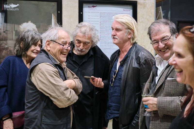 Andrea Wagner, Erich Lackner, Wolfgang Thaler, Detlev Buck, Alfred Deutsch, Elisabeth Streit, am Telefon: Georg Friedrich (Foto: ÖFM © Eszter Kondor)