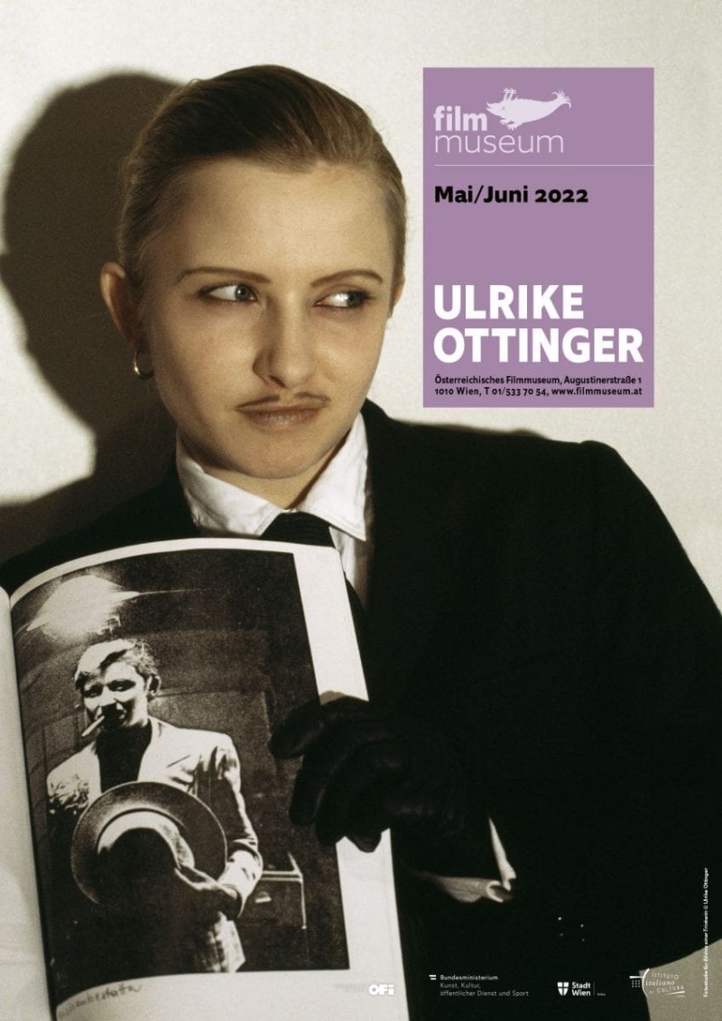 Plakat Ulrike Ottinger (Fotostudie für Plakat Ulrike Ottinger (Fotostudie für