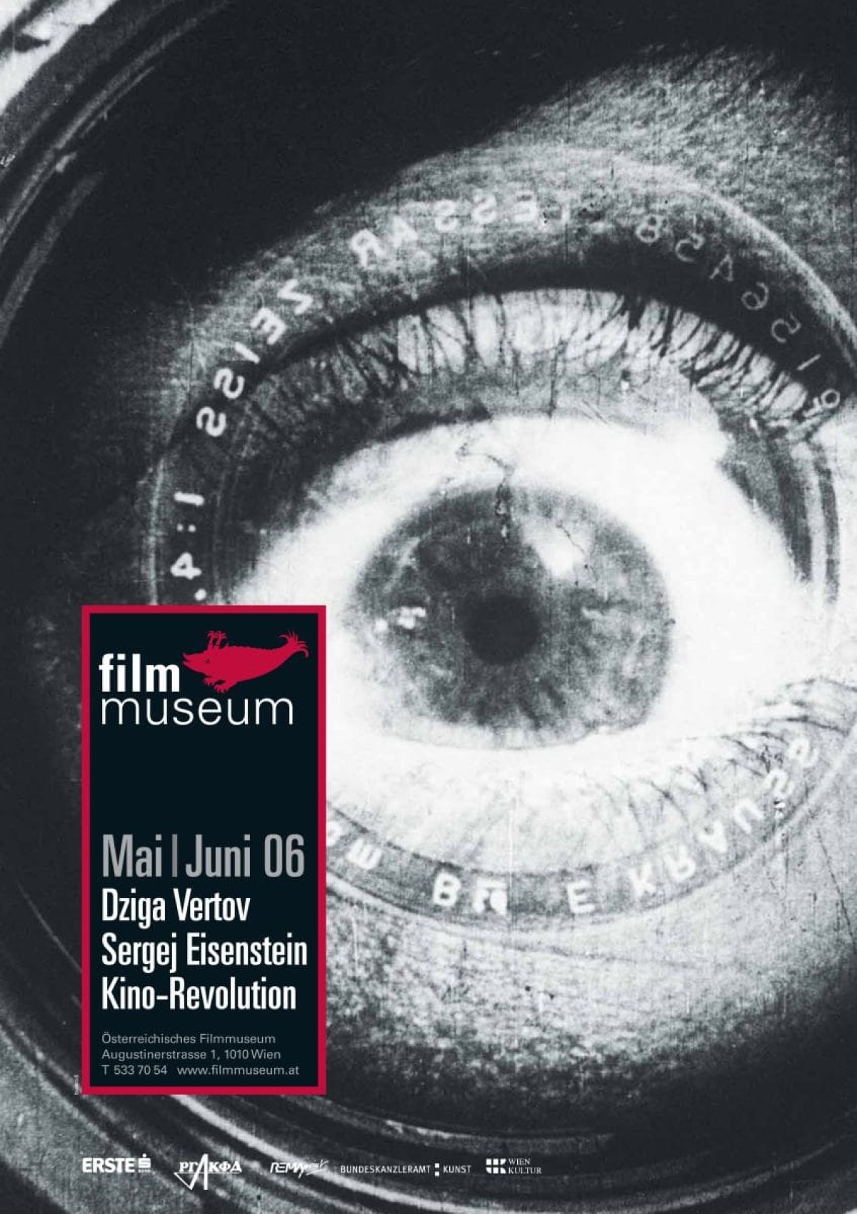 Plakat Vertov / Eisenstein / Kino-Revolution
