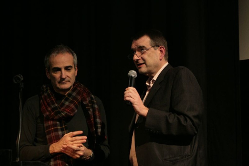 Olivier Assayas, Alexander Horwath © ÖFM/Eszter Kondor