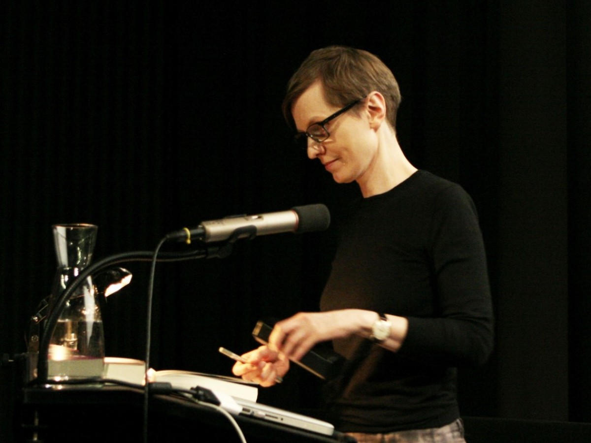 Elisabeth Büttner im Unsichtbaren Kino, 2012 (Foto: ÖFM/Sabine Maierhofer)