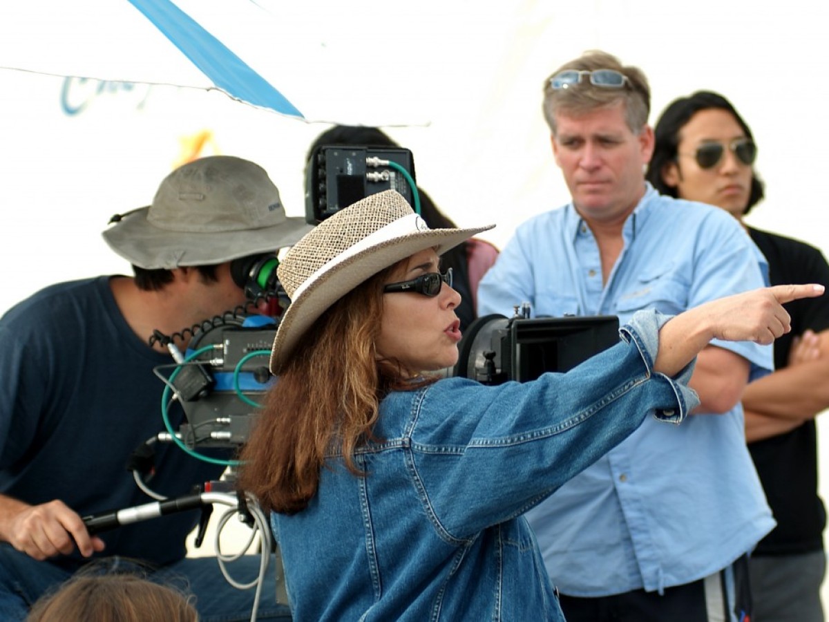 Susan Seidelman am Set von Musical Chairs (Foto: John Clifford)