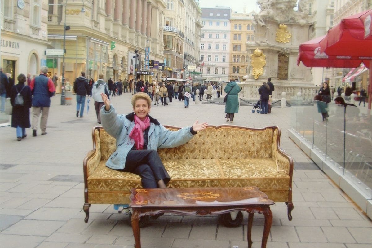 Ruth Beckermann (Ausstellung "Leben! Juden in Wien nach 1945", 2008) © Margit Dobronyi