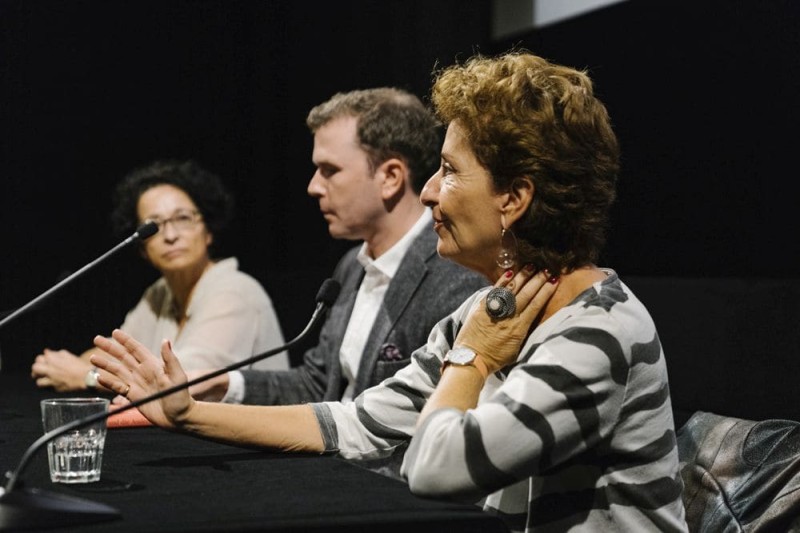 Isolde Charim, Michael Loebenstein, Ruth Beckermann (Foto: ÖFM / © Mercan Sümbültepe)