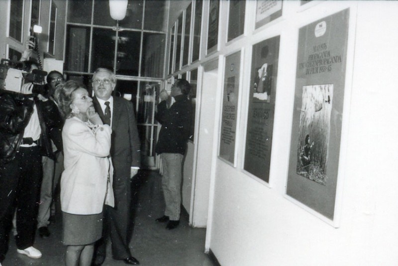 Jeanne Moreau, Peter Konlechner © K. Reiberger (Detail Kontaktabzug)