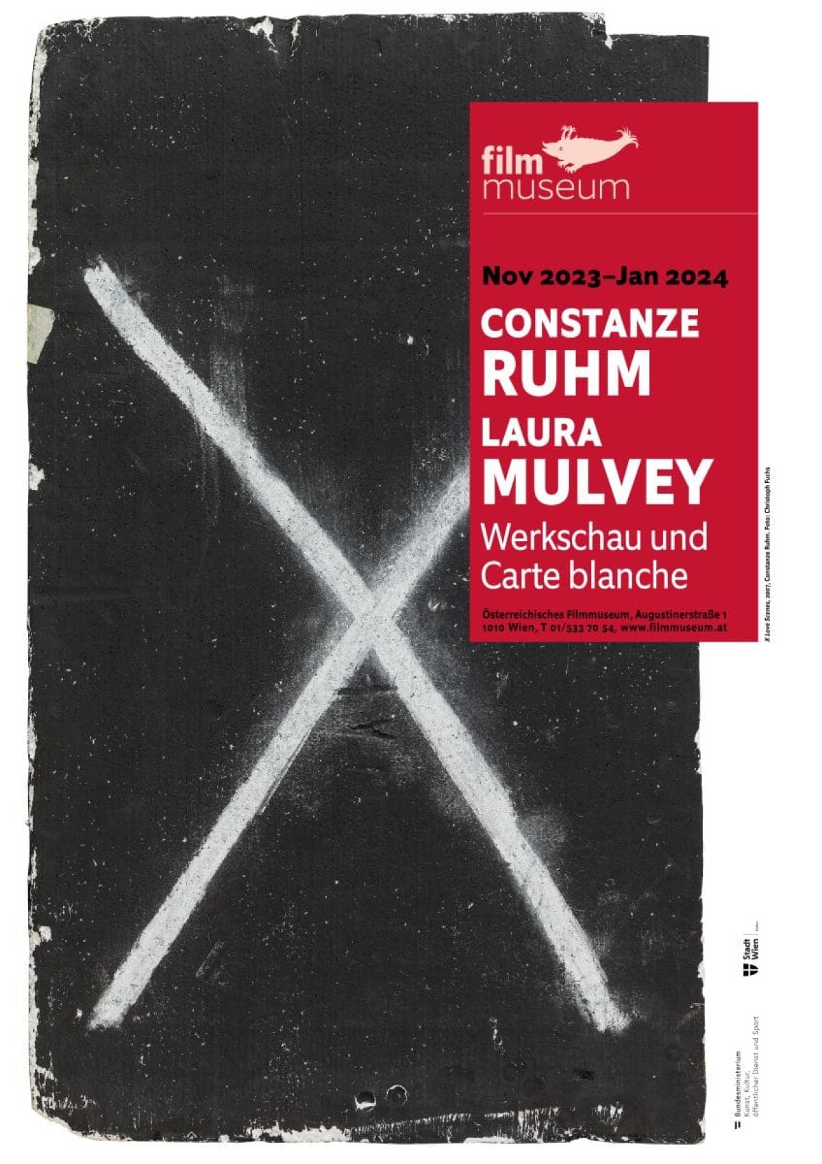 Plakat Laura Mulvey / Constanze Ruhm