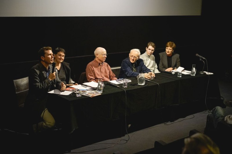 Michael Loebenstein, Barbara Wurm, Bernard Eisenschitz, Naum Kleiman, Artiom Sopin, Olga Tsourko (Foto: ÖFM/© Mercan Sümbültepe)