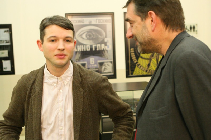 Luke Fowler, Alexander Horwath © ÖFM/Sabine Maierhofer