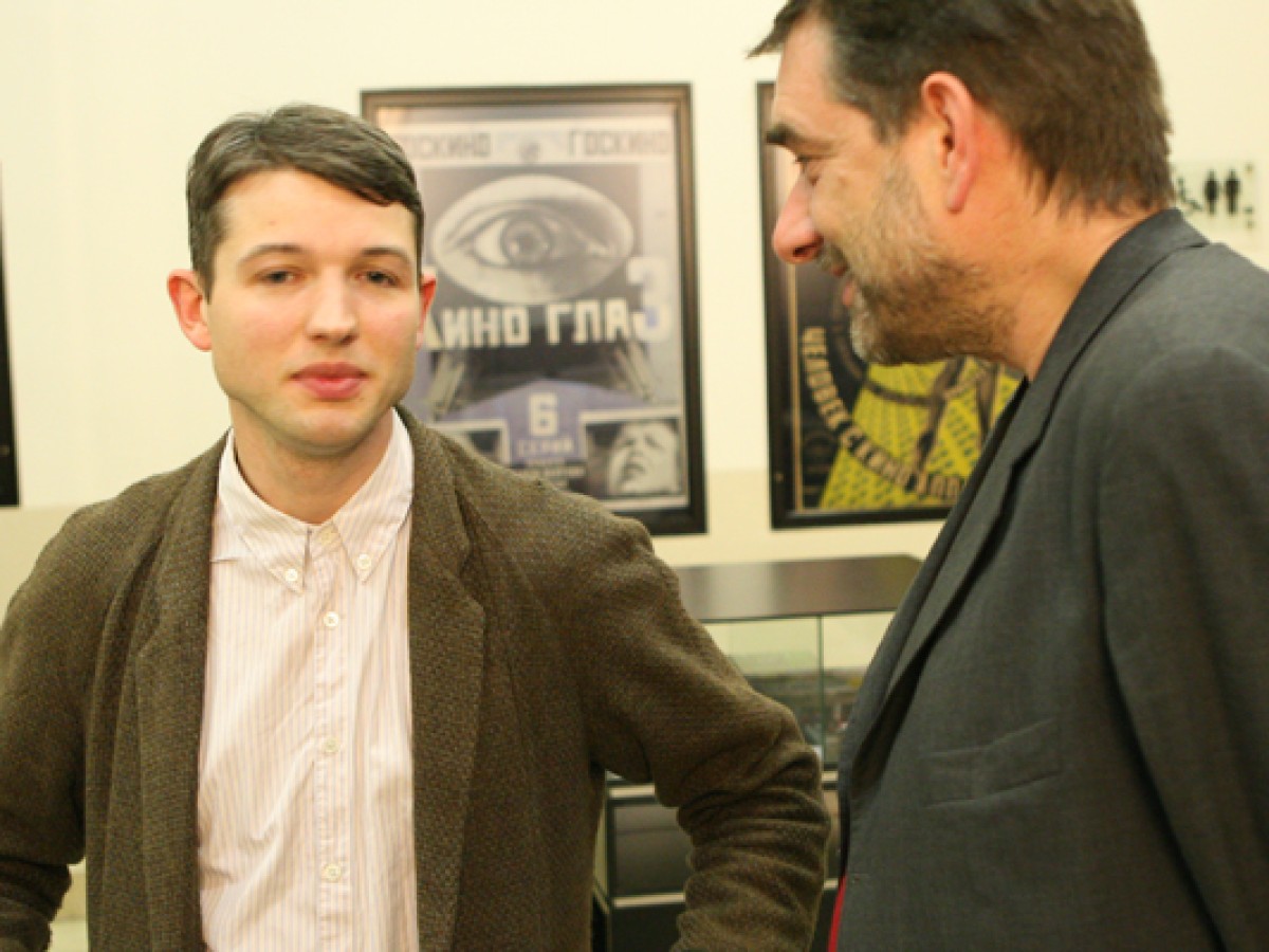 Luke Fowler, Alexander Horwath © ÖFM/Sabine Maierhofer