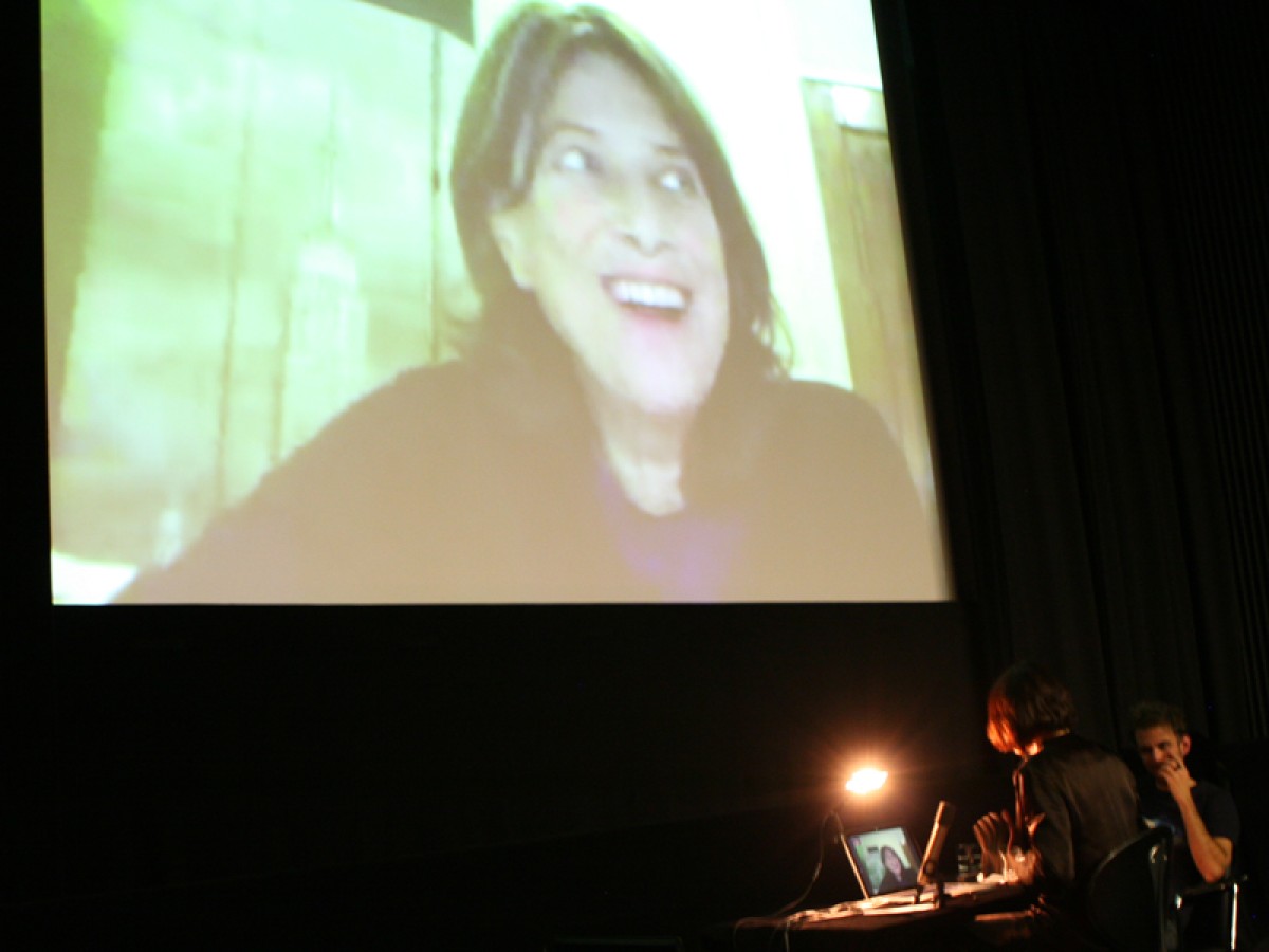 Chantal Akerman, Bérénice Reynaud, Nicolai Gütermann © Eszter Kondor