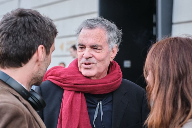 Jurij Meden, Amos Gitai, Marie-José Sanselme (Foto: ÖFM © Eszter Kondor)