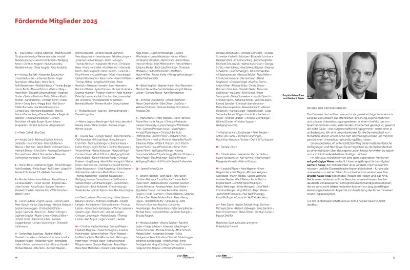 Doppelseite aus dem Jahresbericht 2025 Doppelseite aus dem Jahresbericht 2025