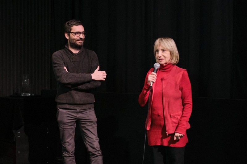 Jurij Meden, Sanja Iveković (Foto: ÖFM © Eszter Kondor)