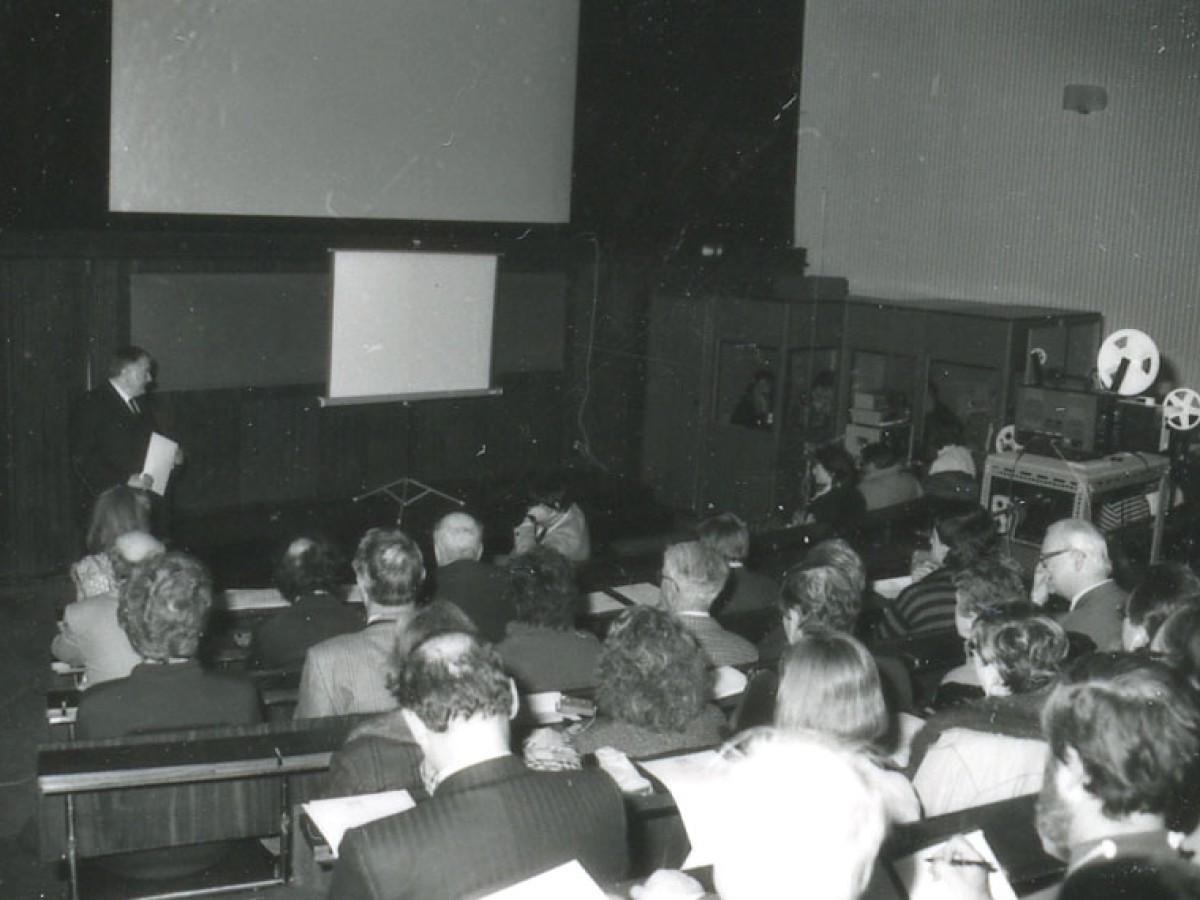 FIAF-Kongress 1984 © K. Reiberger (Vergrößerung von Kontaktabzug)