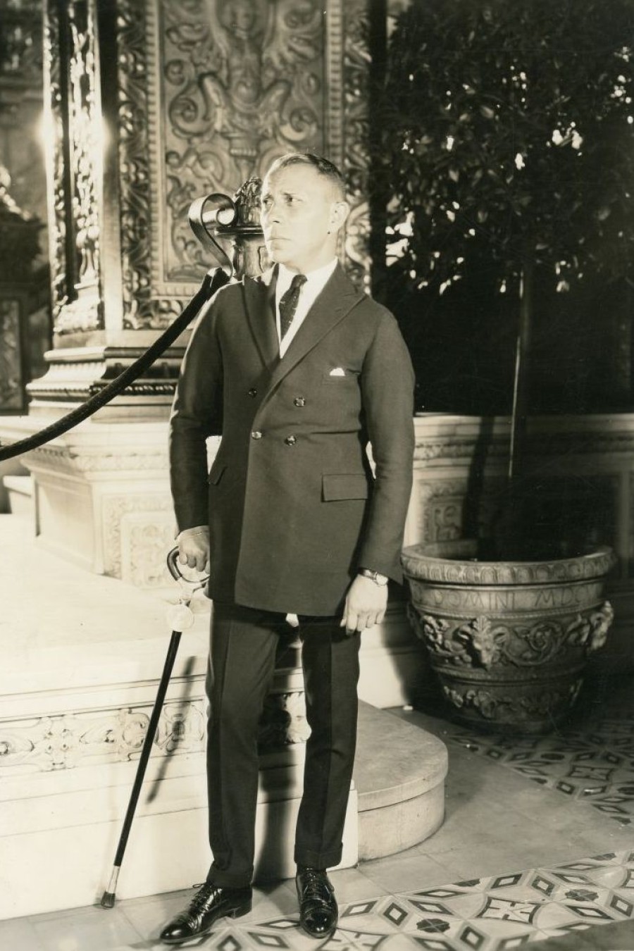 On the set of Merry-Go-Round, 1922