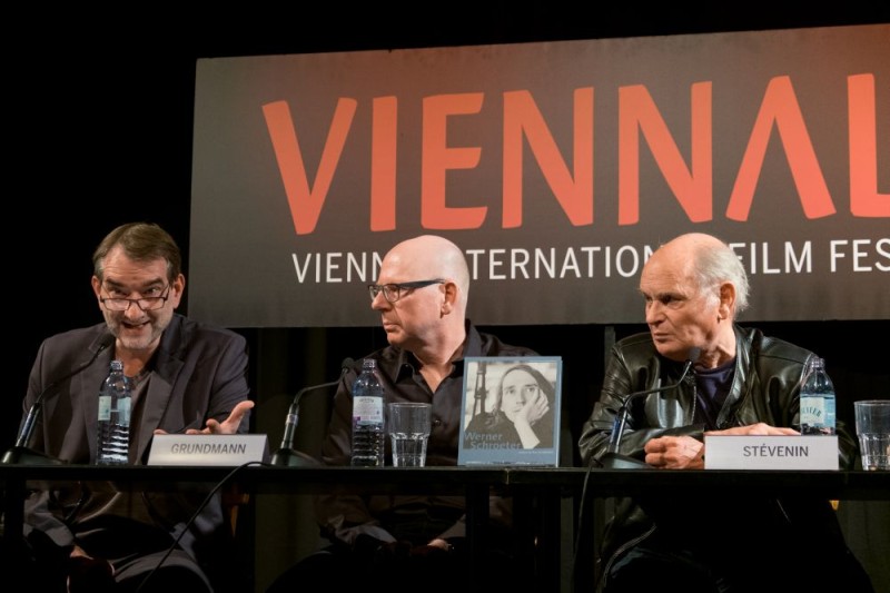 Alexander Horwath, Roy Grundmann, Jean-François Stévenin (Foto: ÖFM © Eszter Kondor)