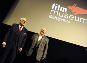 Peter Konlechner und Peter Kubelka beim Festakt 